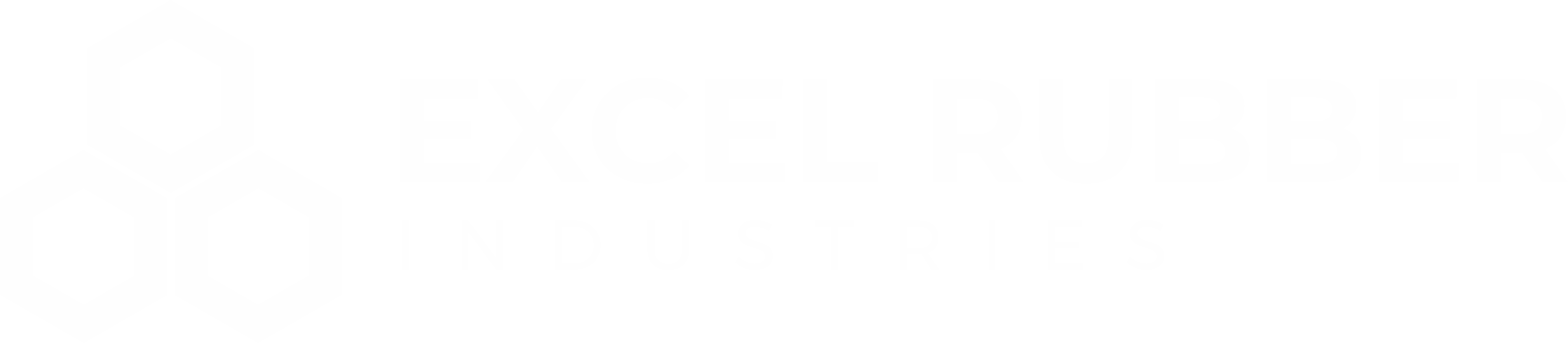 Excel Rubber White Logo