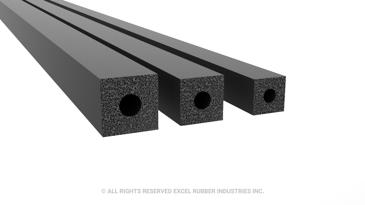 EPDM Sponge Rubber Strip Block