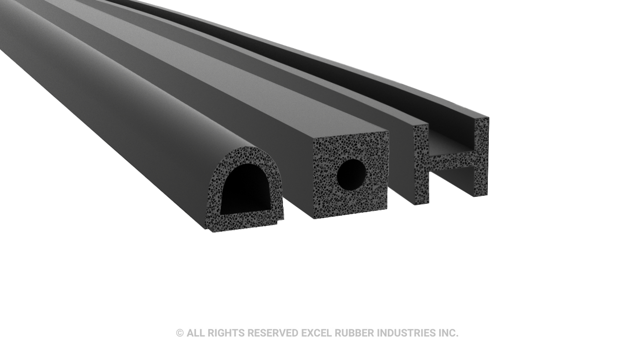 EPDM Sponge Rubber Strip Block