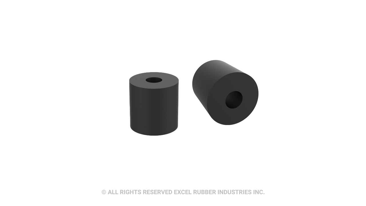 rubber bushes