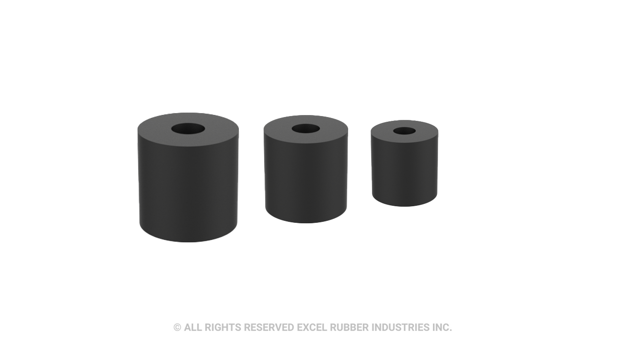 rubber bushes