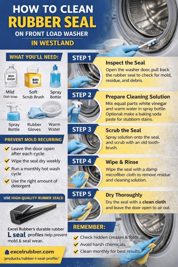 How to clean washer seal in Westland