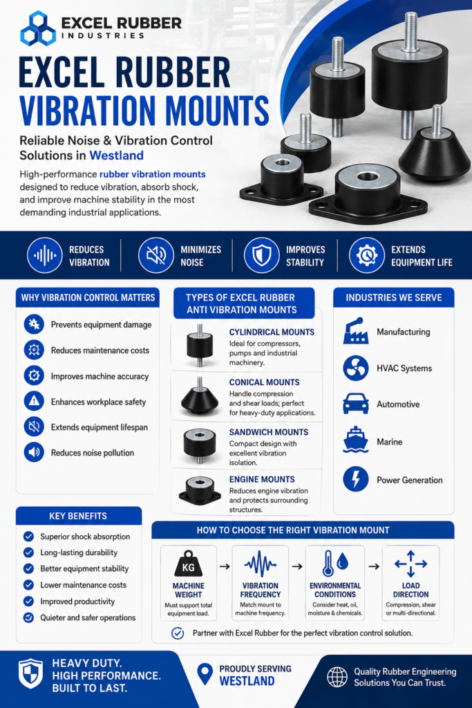 rubber vibration mounts