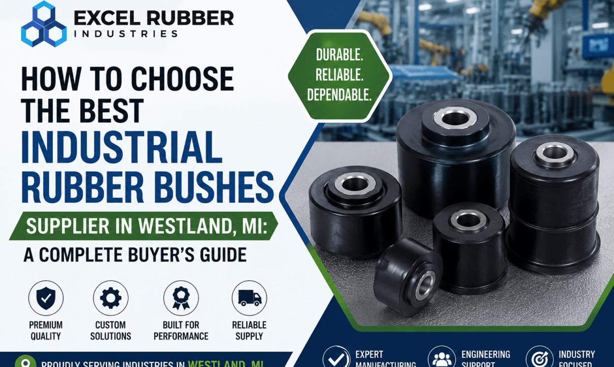 Industrial rubber bushes