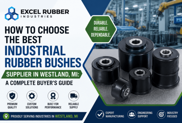 Industrial rubber bushes