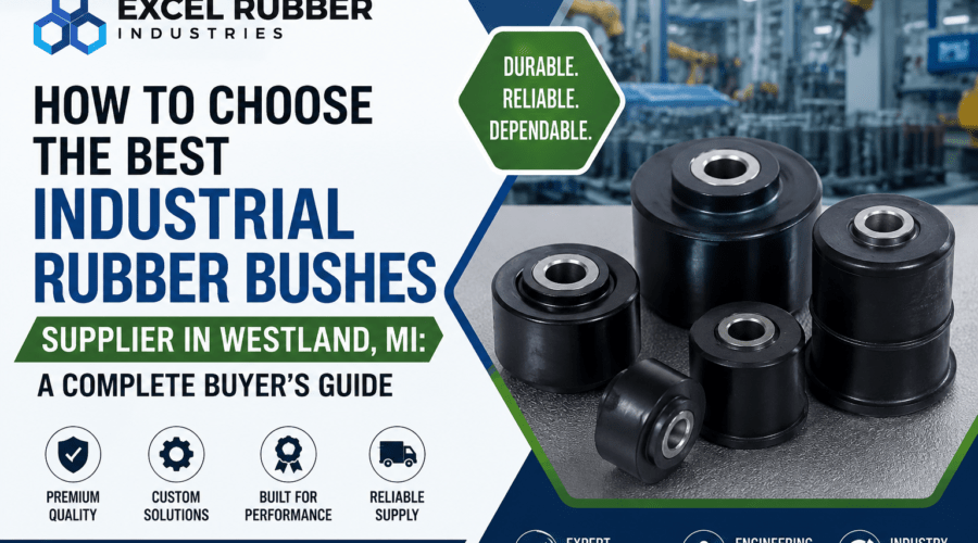Industrial rubber bushes