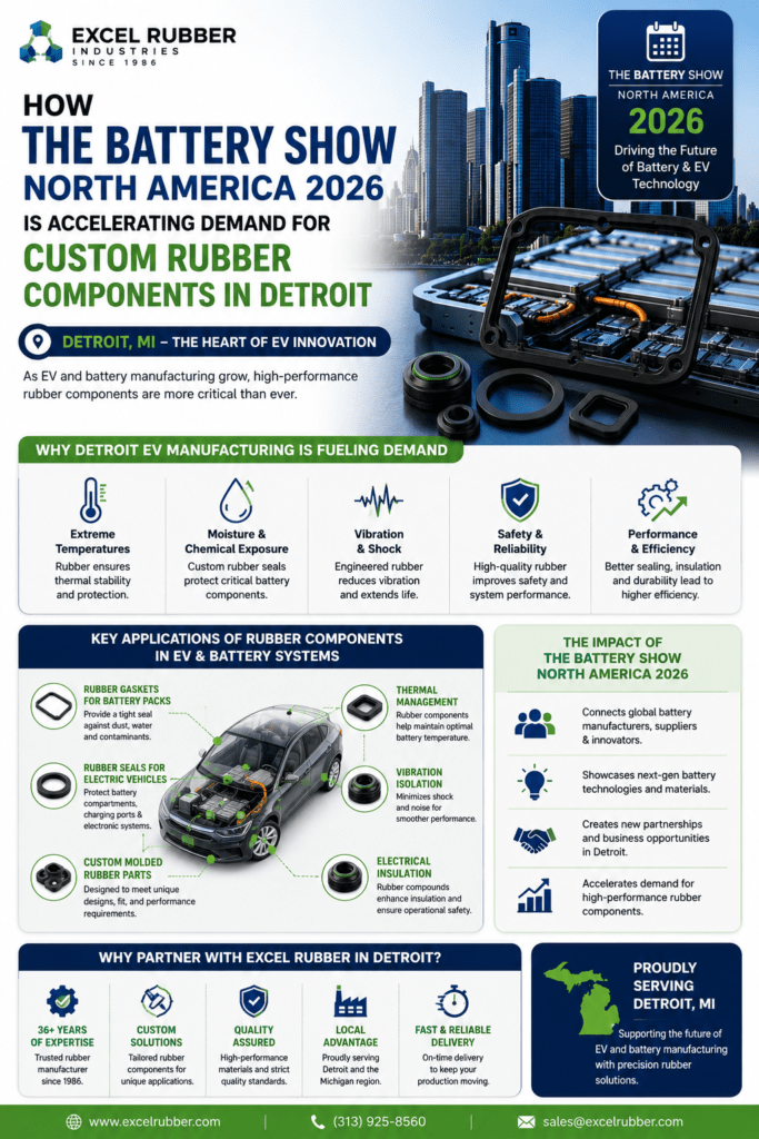 Rubber Gaskets for Battery Packs