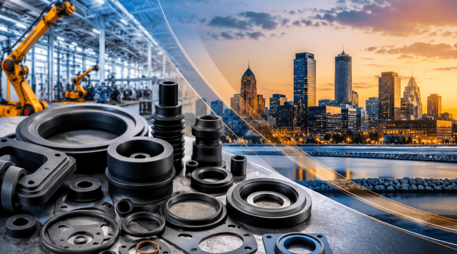 custom rubber components Milwaukee