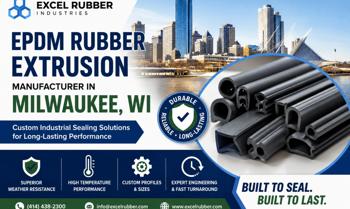 Custom EPDM rubber extrusion