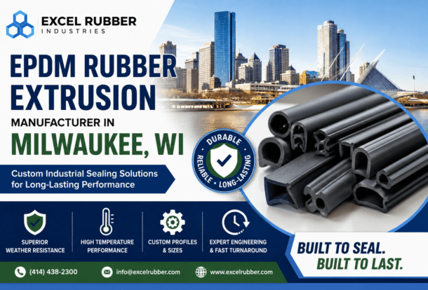Custom EPDM rubber extrusion