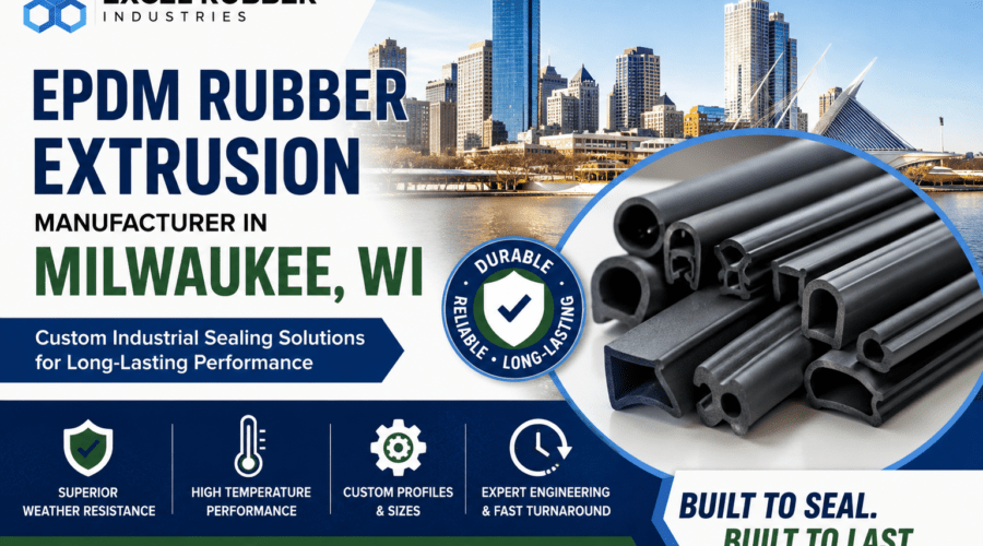 Custom EPDM rubber extrusion
