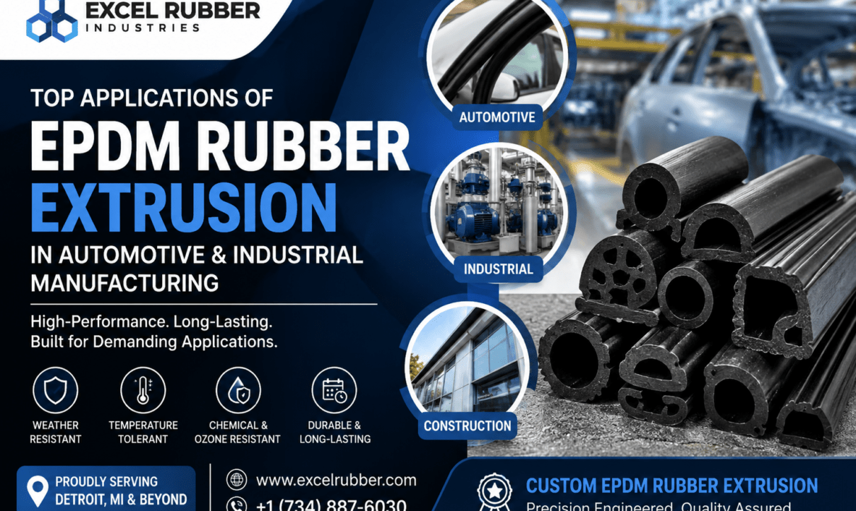 EPDM rubber extrusion